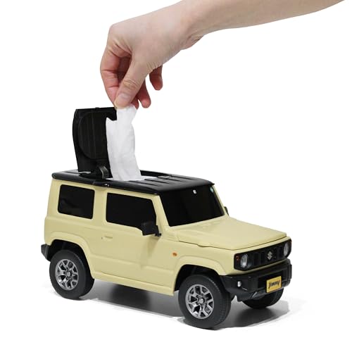 ウェットティッシュケース スズキ ジムニー (軽自動車) (キネティックイエローブラック2トーンルーフ)