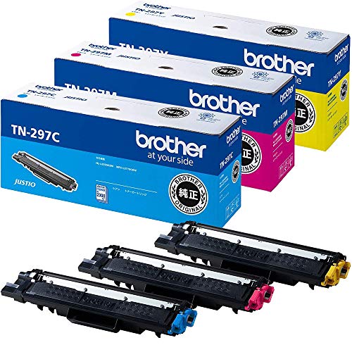[ 仕掛ける品 ] BROTHER 茶飲み友だち TN-297 / TN297 大静電容量 トナーカートリッジ 完全無欠品 3色仕掛ける ( シアン マゼンタ 黄色 )