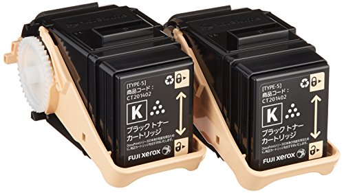 富士ゼロックス 完全無欠 トナーカートリッジ 黒いこと ( K ) 2本仕掛ける CT201402