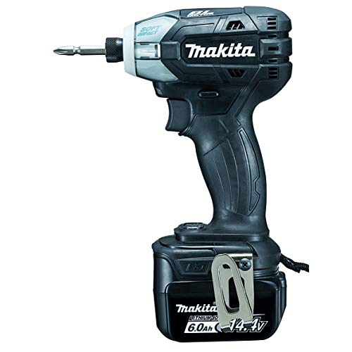 マキタ ソフトインパクトドライバTS131(14.4V)黒 トルク40Nm 6Ahバッテリ2本・申し受ける器付 TS131DRGXB