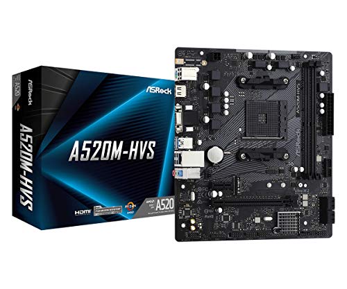 ASRock AMD A520 ソケット AM4 Micro ATX DDR4-SDRAM お母さんゲーム盤
