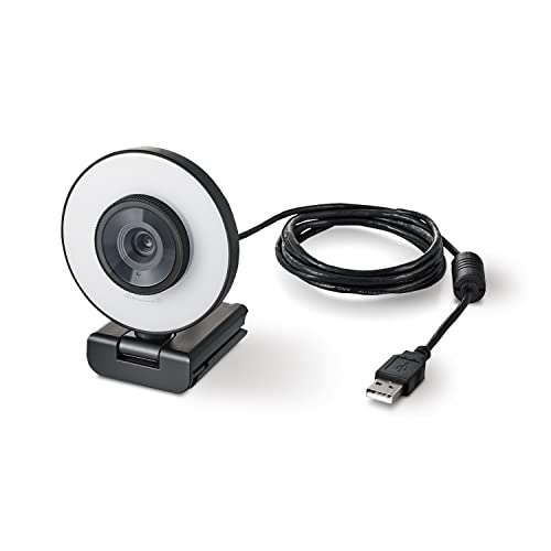 エレコム WEBカメラ UCAM-C980FBBK フルHD 30FPS 800万画素 ステレオマイク内蔵 高精細ガラスレンズ レンズフード付 ケーブル長1.5m ブラック ヨドバシ.com - エレコム ELECOM PCカメラ/800万画素/ステレオ