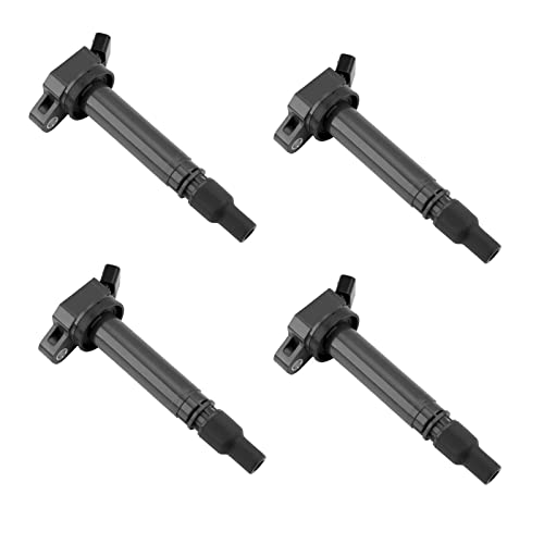 JINGLINGKJ イグニッションコイル 90919-02257 トヨタ iQ NGJ10 / スペイド NSP140 / ポルテ NSP141 / プロボックス NSP160V / ヴィッツ NSP135 NSP130 / ラクティス NSP120 NSP122 点火コイル 90919-02256 純正互換品 4個