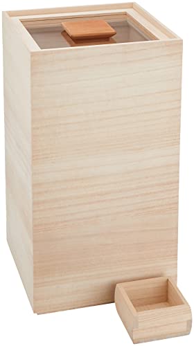 増田桐箱店 米びつ kome bitsu 10kg 桐の米びつ 日本製 お米 玄米 雑穀米 国内生産 ライスストッカー 保存容器 桐箱 桐製 防虫 おしゃれ ベージュ