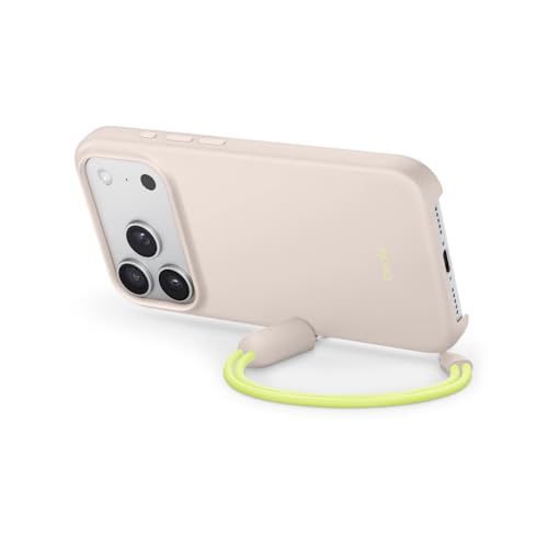 Beats iPhone 17 Proキックスタンドケース MagSafeとカメラコントロール対応、 スタンドとストラップ付き、マット仕上げ、マイクロファイバーの裏地 ? ライムストーン 8,167円