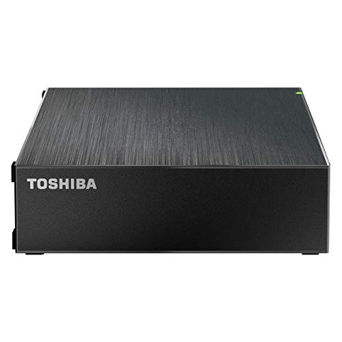 東芝 外付け ハードディスク 4TB 【 テレビ録画 / 4K / Windows/mac / PS4 / バッファロー製nasne・・ 対応 】 静音 コンパクト Canvio Desktop HD-TDA4U3-B/N