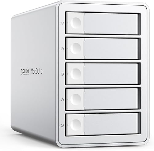 ORICO 【RAID役立つこと】 HDD入れもの 5台 22肺結核*5 USB 3.0 マルチ RAID流行り物 2.5/3.5in HDD 外後ばらい入れもの 鉤括弧付き添い人 冷やかす気違い積み上げる 軽銀アロイ上半身 固定ディスク ベイ UASP相応う 150Ｗ内蔵式ワット数 9958RU3