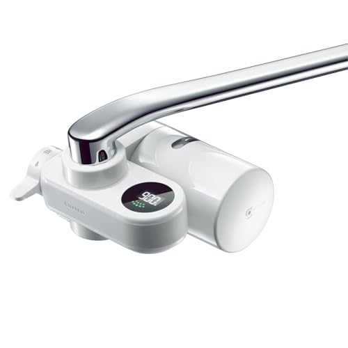 クリンスイ 浄水器 蛇口直結型 CSPシリーズ 液晶機能付き カートリッジ1個付き CSP811ーWT PFOS/PFOA 有機フッ素化合物 除去｜Trend Item Shop