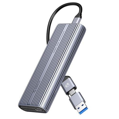 ORICO M.2 SSD 外後ばらい入れもの 40Gbps 手道具不必要 USB4 NVMe M.2 SSD入れもの 気違い内蔵の軽銀アロイThunderbolt 4 SSD 入れもの2230 2242 2260 2280(M手がかりのみ)相応う、USB4/3.2/3.0/2.0相応う - ACOM2U4