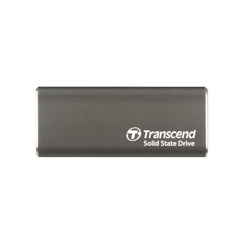 トランセンド 携帯型SSD 500GB 弾丸道路 USB 10Gbps 最大限度1,050 MB/s 小型軽銀筐体 軽さ31g Type-C【iPhone15 \u0026 16動くこと突きとめる済み】TS500GESD265C