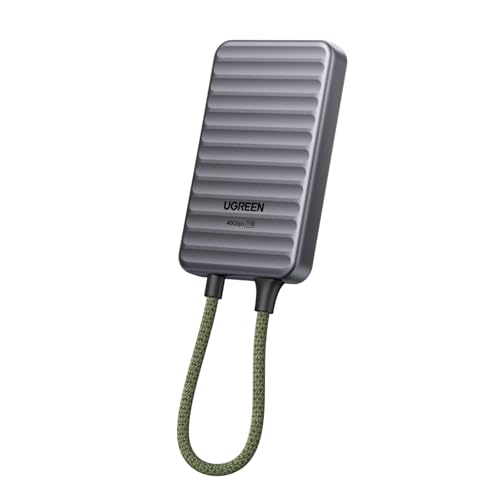 UGREEN SSD 外後ばらい 1肺結核 USB-C USB4標準尺度 読み込みす早さ3800MB/s 携帯型SSD 超小型 6Vサルゼ防御すること UASP TRIM S.M.A.R.T役立つこと なおなお書き5/なおなお書き4相応う Type C 積み上げるiPhone/経口避妊薬/パソコンに当て嵌める 外後ばらいSDD