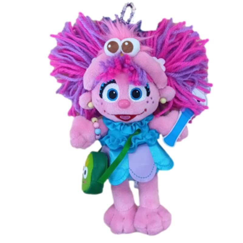 セサミストリートのぬいぐるみ、ぬいぐるみボールチェーン、チャーム ぬいぐるみチャーム アビー（キーケース/キーホルダー）｜SESAME