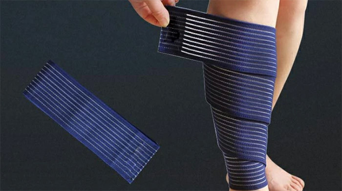 ふくらはぎ サポーター 7 セット ケガ 足の痛み 伸縮性 むくみ バンテージ 足 予防 脚 タイプ 肉離れ 防止 解消 2枚 バンド