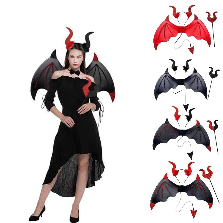 【最終値下】悪魔仮面装飾具6点セット(定価25000円) Amazon.co.jp: [newcom] 悪魔の角 6型 ハロウィン コスプレ 仮装