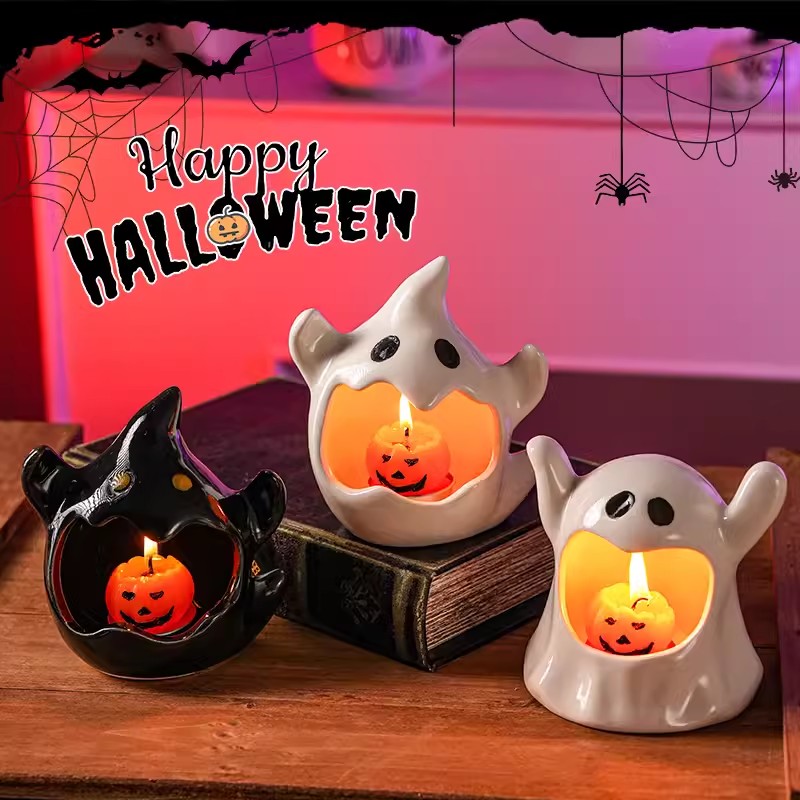 楽天市場】ハロウィン 飾り パーティ インテリア キャンドル