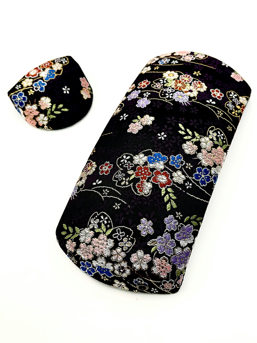 楽天市場】津軽三味線用【 胴掛・天神セット プラスチック 黒 (紐付