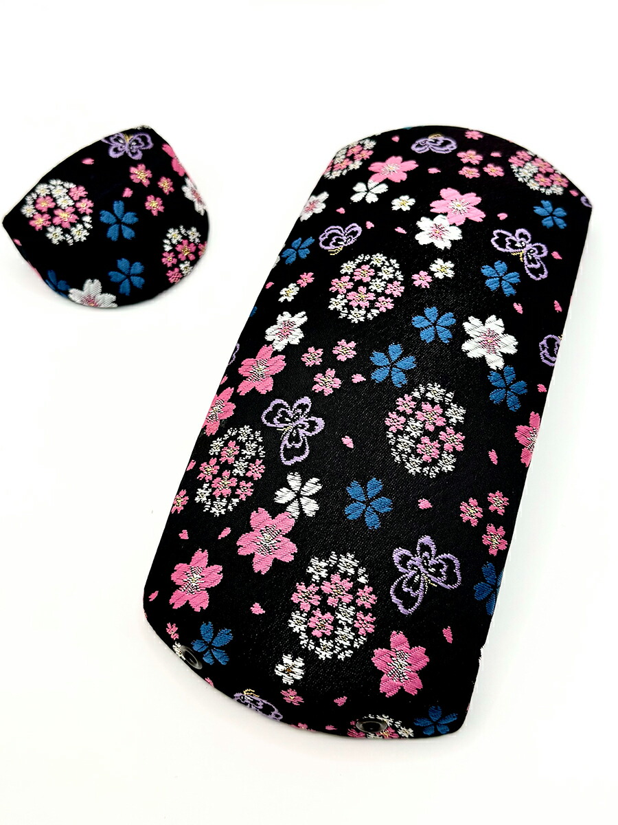 楽天市場】津軽三味線用【 胴掛・天神セット 錦 (紐付) 】胴掛け 胴