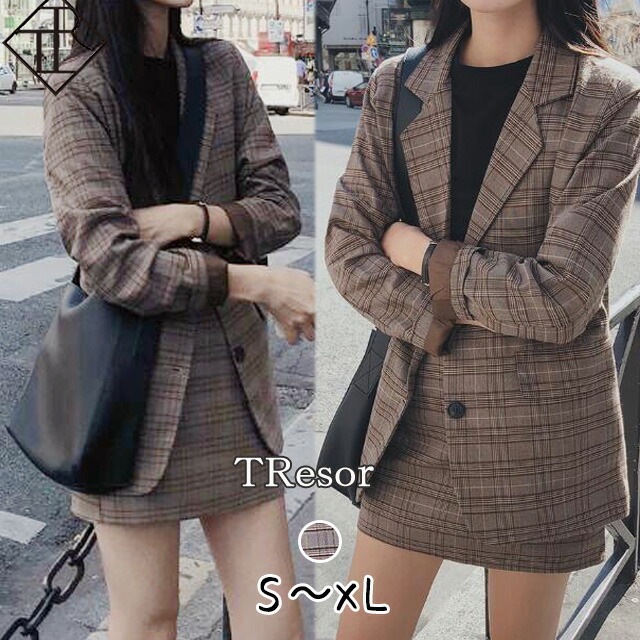 ✨未使用級✨ ザラ セットアップ グレンチェック 2B グレー サイズL 極美品】ZARA ツイード 2Bセットアップスーツ グレンチェック