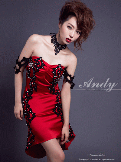 ドレス キャバ キャバドレス an Andy ワンピース アンディドレス Andyドレス anドレス パーティドレス パール ベアトップ ミニドレス ミディアムドレス 結婚式 二次会 2次会 フォーマル 披露宴 お呼ばれ ホステス クラブ