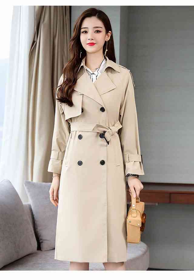 トレンチコート レディース 大きいサイズ ロング丈 ライトアウター コート 秋 アウター ロング