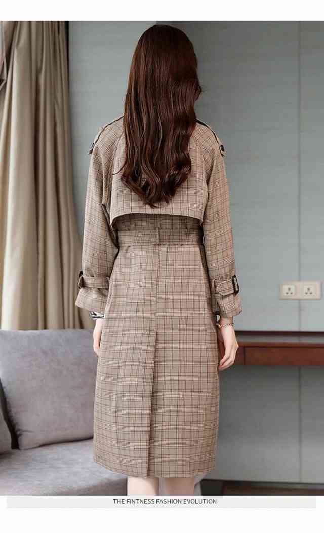 トレンチコート レディース 大きいサイズ ロング丈 ライトアウター コート 秋 アウター ロング