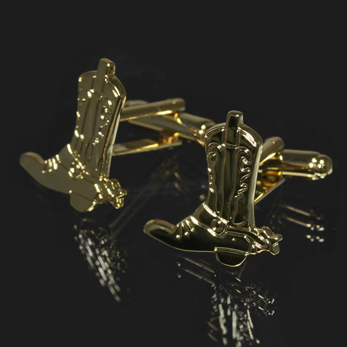 楽天市場 カフスボタン カウボーイブーツ ゴールド ブラック マカロニウエスタン Cufflinks カフリンクス メンズアクセサリー Cf M便 1 10 ワイシャツのトレンドスタンダード