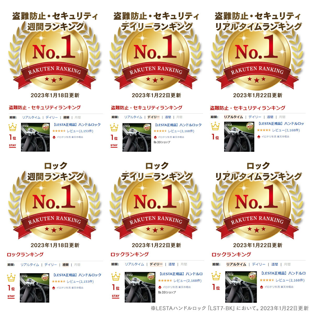 ハンドルロック 盗難防止 ステアリングロック リレーアタック CANインベーダー 対策グッズ 窃盗対策 最強 車 防犯 幅広い車種に対応 レスタ  LST7 ブラック 車用品