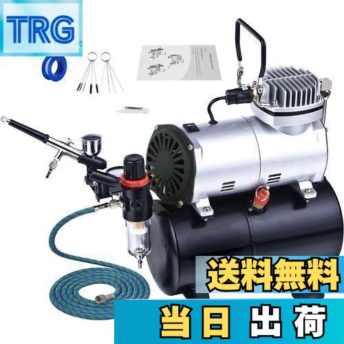 エアコンプレッサー エアブラシ　塗料ブース　お買い得セット 楽天市場】【送料無料】Ausuc エアブラシ コンプレッサー セット