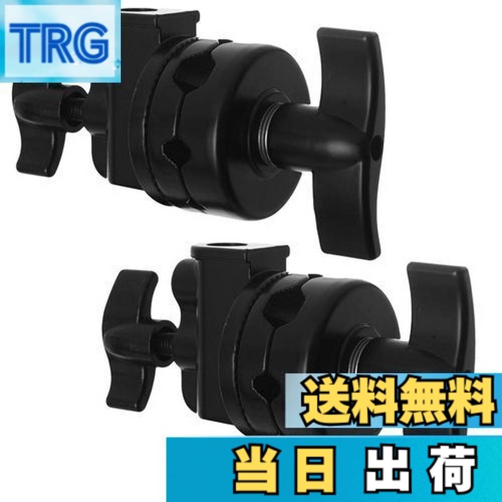 【貨物輸送無料】Selens グリップヘッド スイベルヘッド 多役立つことヘビーデューティー 2.5インチ アダプタ C照明ランプ 点火装置照明ランプ もっけの幸い手 他の映画化計器相応う 1/2 1/4 3/8 5/8in相応う 2点仕掛ける 黒いこと