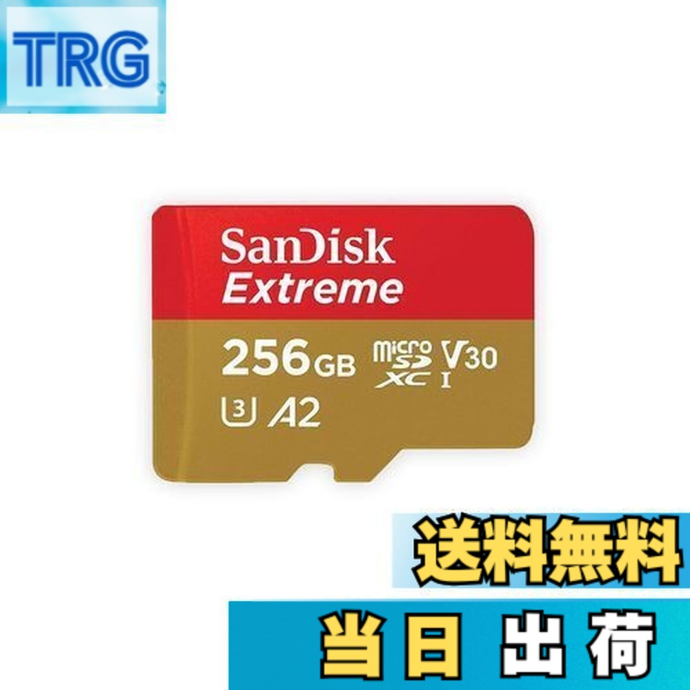 【貨物輸送無料】SanDisk 256GB microSD歌留多 SDXC UHS-1 U3 V30 4K Ultra 固定ディスク相応う SDSQXA1-256G-GN6MN [並行輸入品]