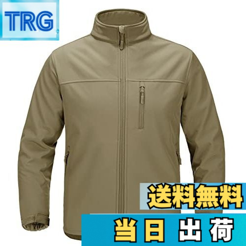 【送料無料】[KEFITEVD] アウトドアジャケット メンズ 裏起毛 ジャンパー 防風 防寒 バイク 撥水 タクティカル アウター 立ち襟 ブルゾン 登山 ソフトシェルジャケット 春秋冬