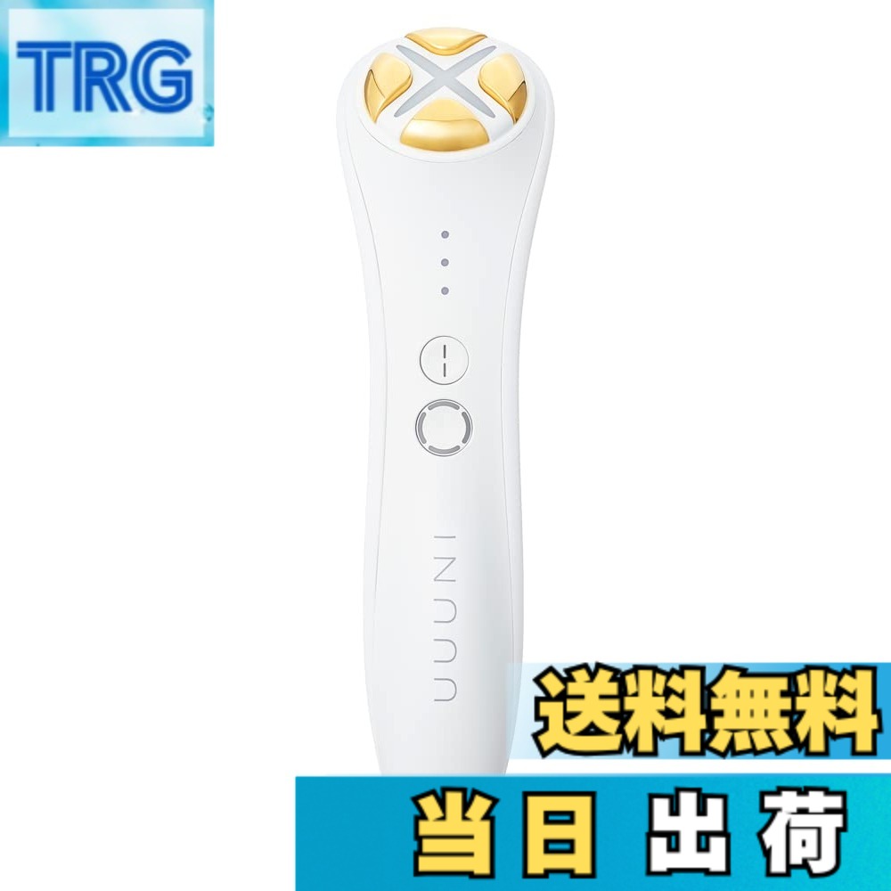 【送料無料】UUUNI(ウーニ) ブライトアップRFリフター マルチケア美顔器 イオン導出 イオン導入 RF 温熱 ラジオ波 EMS 赤色LED 青色LED 振動
