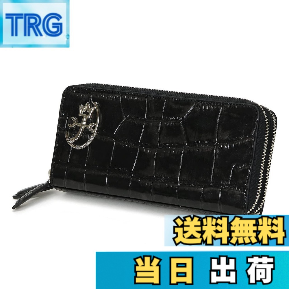 【送料無料】[カステルバジャック] ラウンドファスナー長財布 小銭入れあり 2ルーム Gypse(ジプス) 023624 色：ブラック｜ＴＲＧ