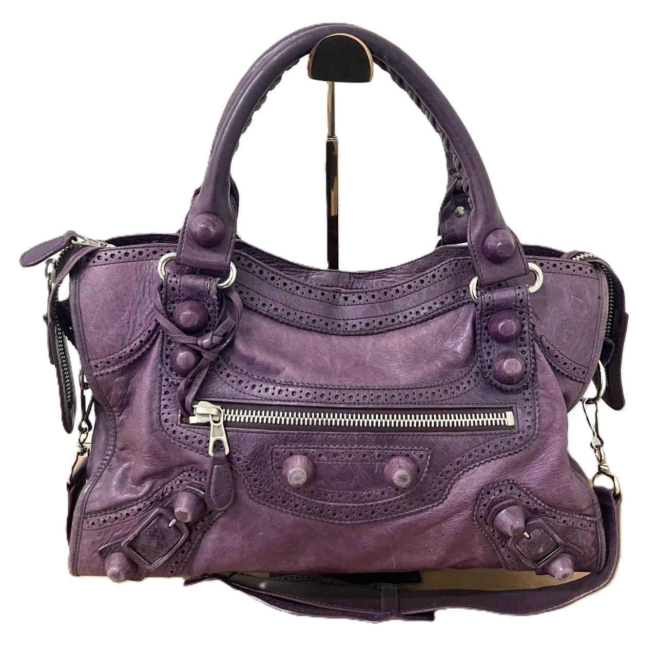 BALENCIAGA バレンシアガ 204529 ザ・ジャイアントシティ パープル