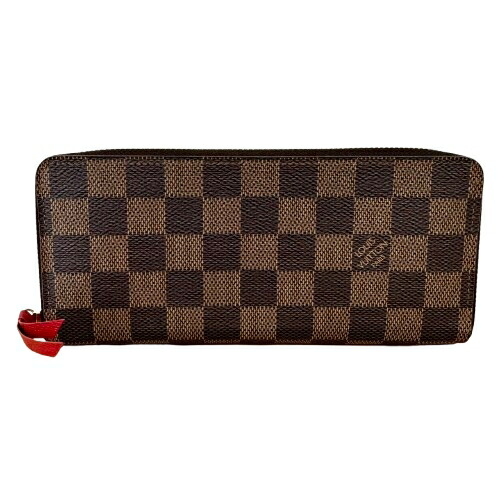 Louis Vuitton ルイヴィトン ダミエ・グラフィット ポルトフォイユ・クレマンス N60534 長紙入れ なめし革 レディース