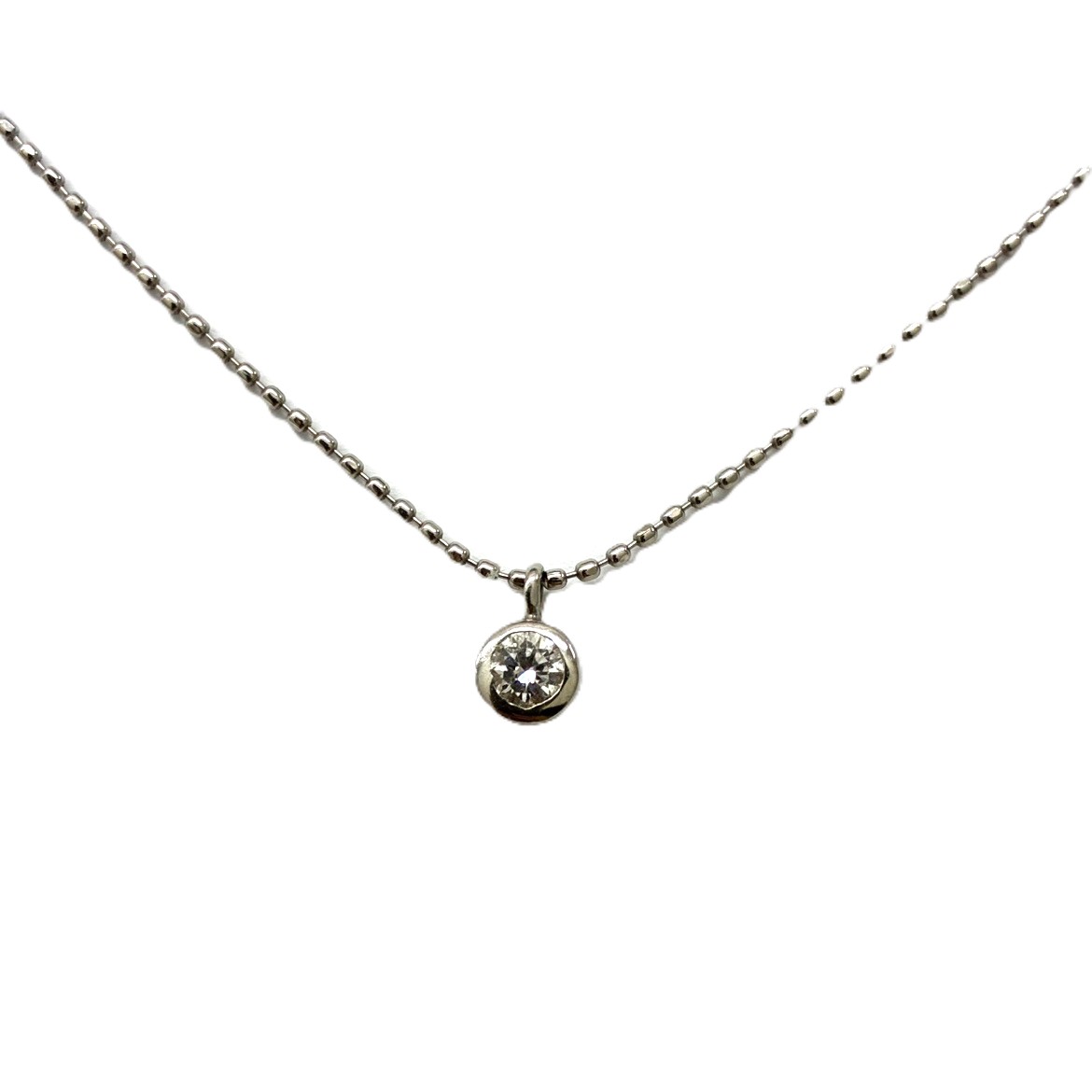 Pt850 Pt900 D0.11ct ネックレス レディース アクセサリー ジュエリー ダイヤモンド プラチナ|質屋トライアングル 店