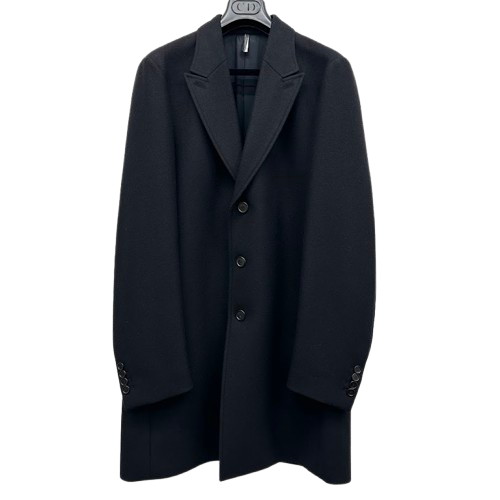 DIOR ディオール ロングコート ウール ブラック 233C352A2068 メンズ |質屋トライアングル 店