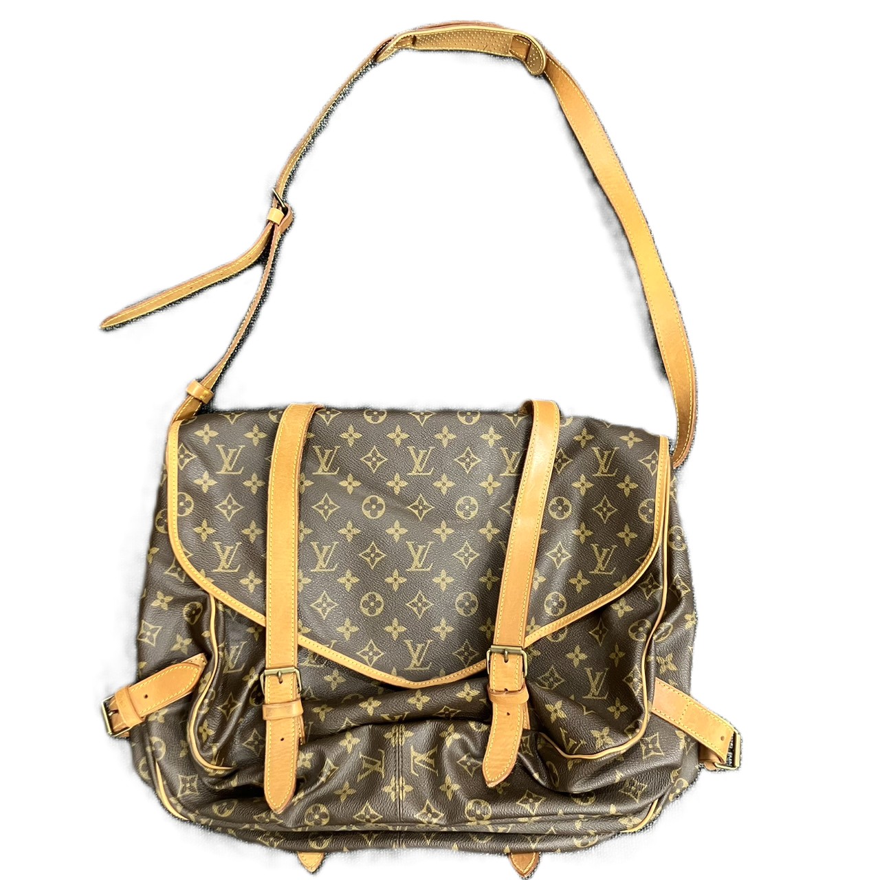 LOUIS VUITTON ルイ ヴィトン M42252 モノグラム ソミュール43 メッセンジャーバッグ