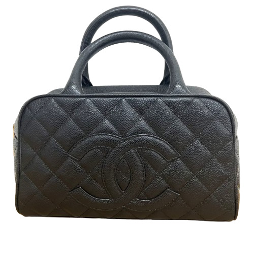 【独自の魅力を放つ】CHANEL クリアハンドル ミニボストンバッグ 独自の魅力を放つ】CHANEL クリアハンドル ミニボストンバッグ