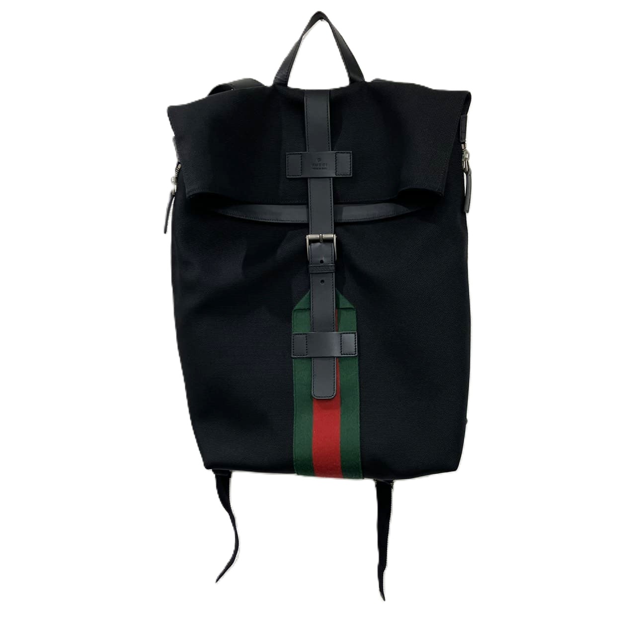 GUCCI グッチ 337075 シェリー酒生産ライン テクノ帆布 うしろ側風呂敷き包み
