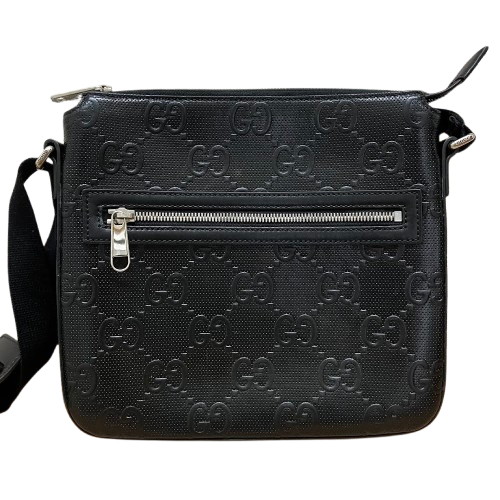 GUCCI グッチ グッチシマ ショルダーバッグ メッセンジャーバッグ 406410 ブラック|質屋トライアングル 店