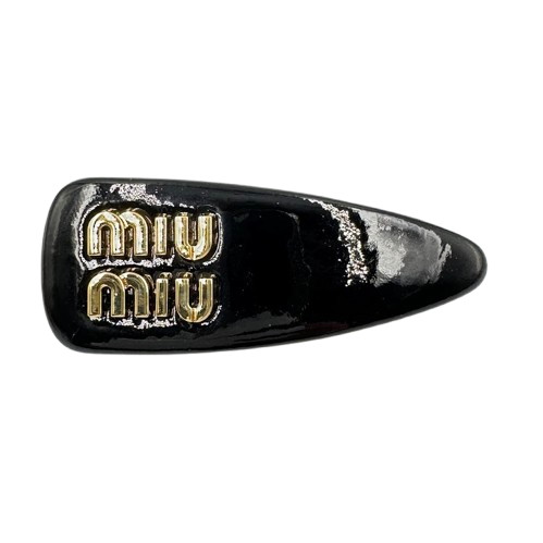 楽天市場】MIUMIU ミュウミュウ バレッタ 5JF091 2DNL レディース