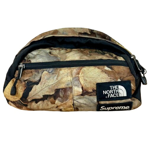 SUPREME ×THE NORTH FACE シュプリーム × ノースフェイス 16AW Roo II Lumbar Pack Leaves ボディバッグ メンズ