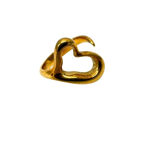 TIFFANY&Co. ティファニー オープンハート ゴールド 刻印750 6.65g リング