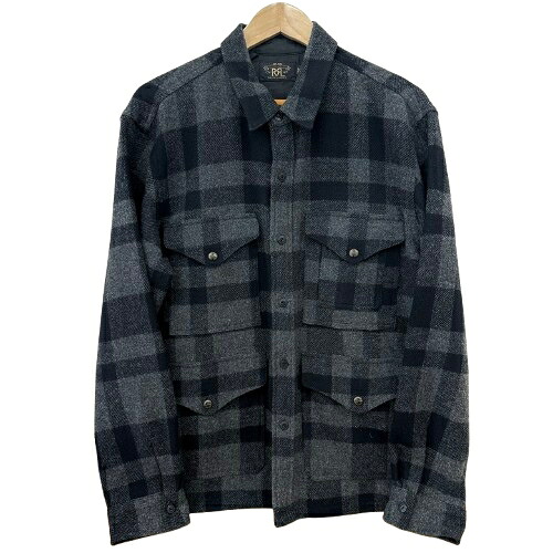 RRL ダブルアールエル ラルフローレン マッキーノジャケット 4ポケット ウール シャツジャケット XL メンズ｜質屋トライアングル　店