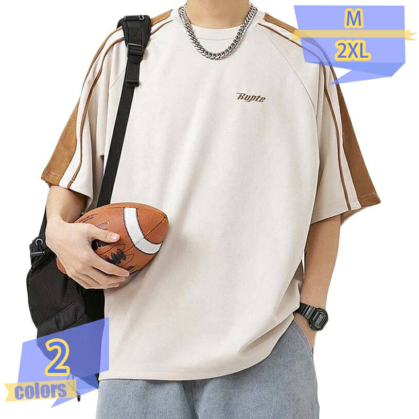 tプルオーバー メンズ 夏服 メンズ 半袖 服 第一義的 字母刷り上げる 通気性 格好のいい トップス ゆったり プルオーバーッ 半袖プルオーバー 刷り上げるプルオーバー 心地よい 途轍も無い大きさ Ｍ - 2XL 成人男性用 差し上げ物 差し上げ物 御部屋御召しもの tribal-shop