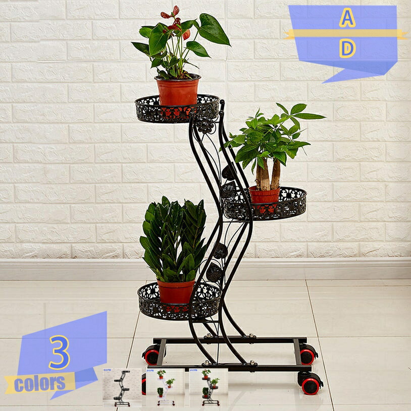 500円OFFクーポン 移動 植木鉢台 鉢置台 花台 置き台 床保護 フラワースタンド タンド フロアフラワースタンド 室内 おしゃれ お洒落 デコレーション フロアスタンディング tribal-shop 6,928円