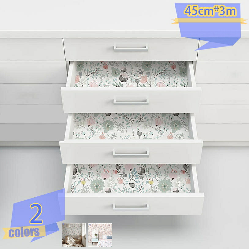 壁紙シール 花柄 剥がせる 壁紙 防水 リメイクシート キッチン 壁紙シート カッティングシート リフォームシート DIY ウォール ステッカー 3m 壁紙シール 花柄 壁紙 クロス リメイクシート 防水 耐熱 シールタイプ ふすま紙 tribal-shop