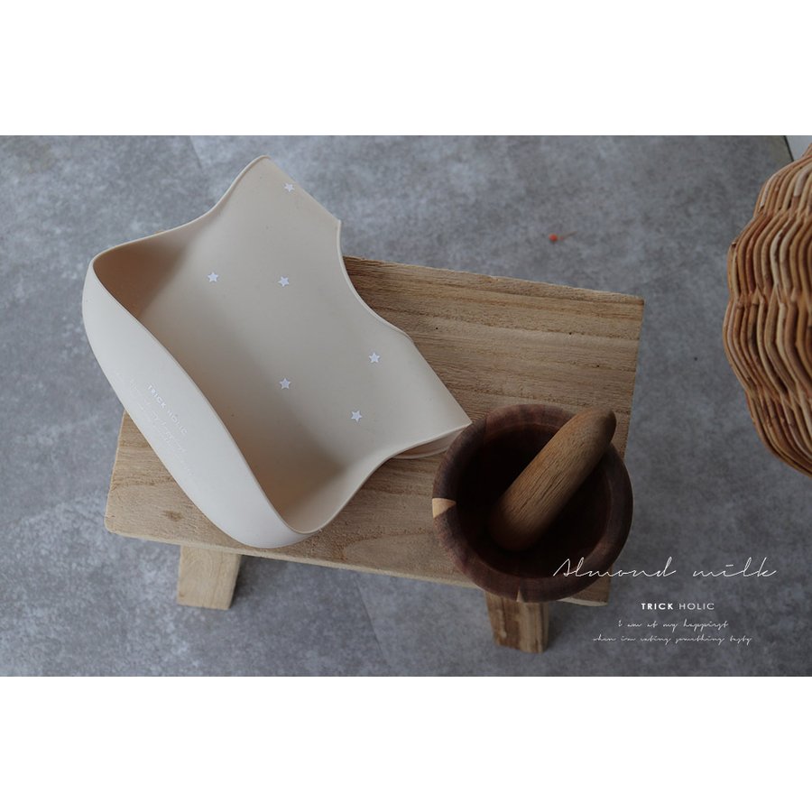 シリコンビブ Silicone Bib Twinke お食事エプロン お食事スタイ シリコンビブ TRICKHOLIC トリックホリック 星柄 離乳食  ギフト 出産祝い スタイ・お食事エプロン