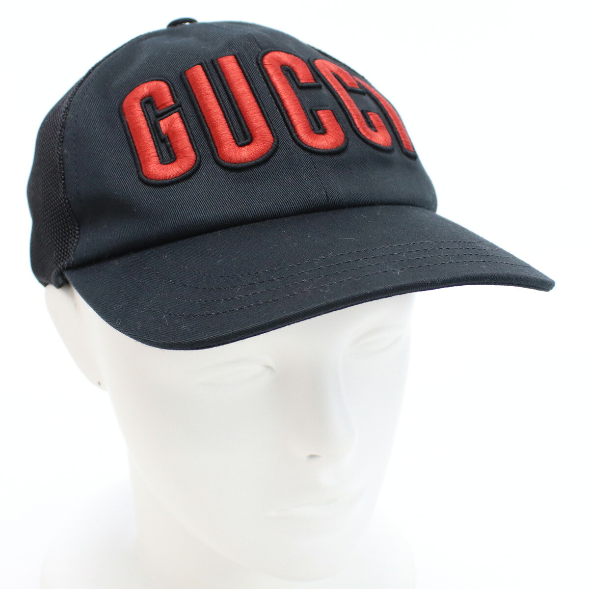 GUCCI グッチ ベースボールキャップ ロゴ 701324 4HA0Y 1060 メンズ ブラック｜Tricolore ［トリコローレ］